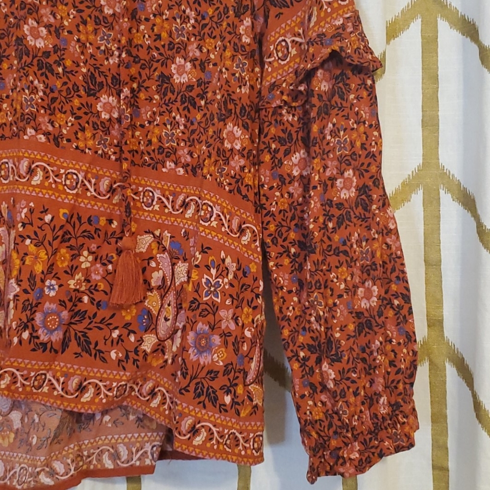 American Eagle Ruffled Blouse - Picture 3 of 4